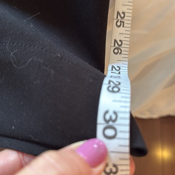 🐝 Gabrielle Union high waisted front & back pockets, black flare slacks large - Picture 10 of 12